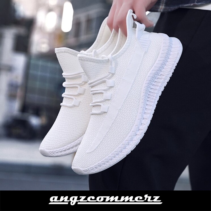 

ANGZCOMMERZ Canvas Running Shoes Men White 42 1 pairs
