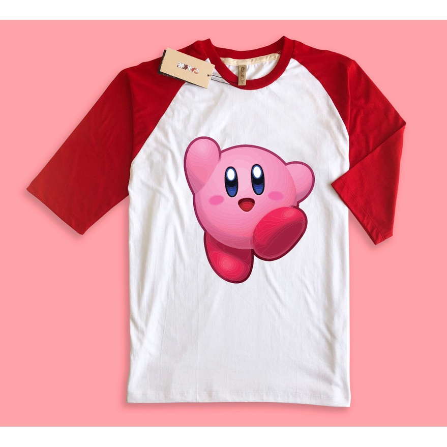 Kaos Raglan Kirby Gaming Nintendo