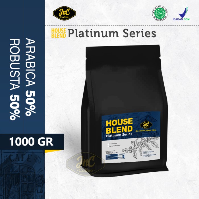 

Discount JnC Platinum House Blend 1 KG 50% Arabica 50% Biji Kopi Robusta /KOPI EUBE/KOPI KAPAL