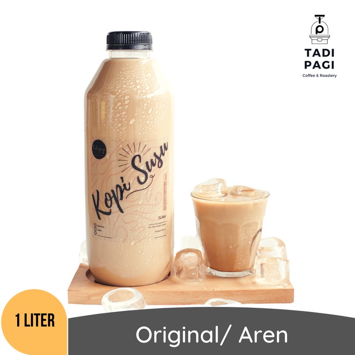 

BAYAR DITEMPAT Es Kopi Susu Aren 1 Liter GRAB/ GOJEK Only Signature Tadi Pagi /KOPI EUBE/KOPI KAPAL