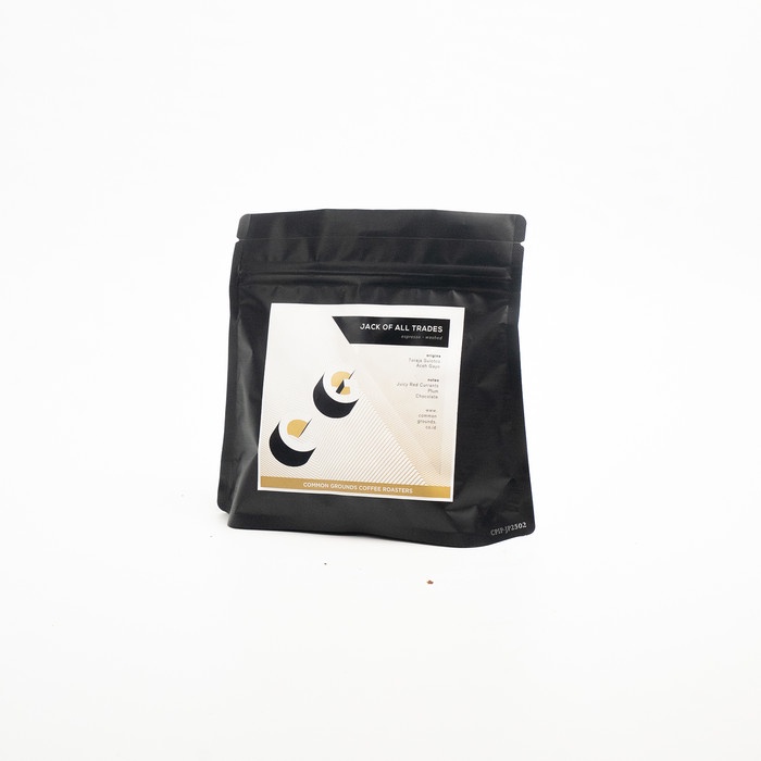 

Sale Common Grounds Espresso Blend Arabica Coffee: Jack of All Trades 200GR /KOPI EUBE/KOPI KAPAL