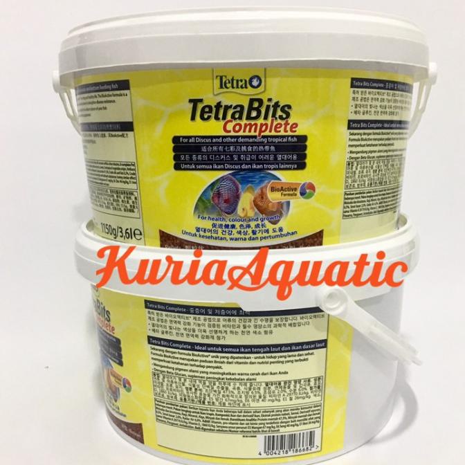 OPEN RESSELER TetraBits / Tetra Bits Complete Bucket 1150g 1150gr 1150 gr gram 3,6L