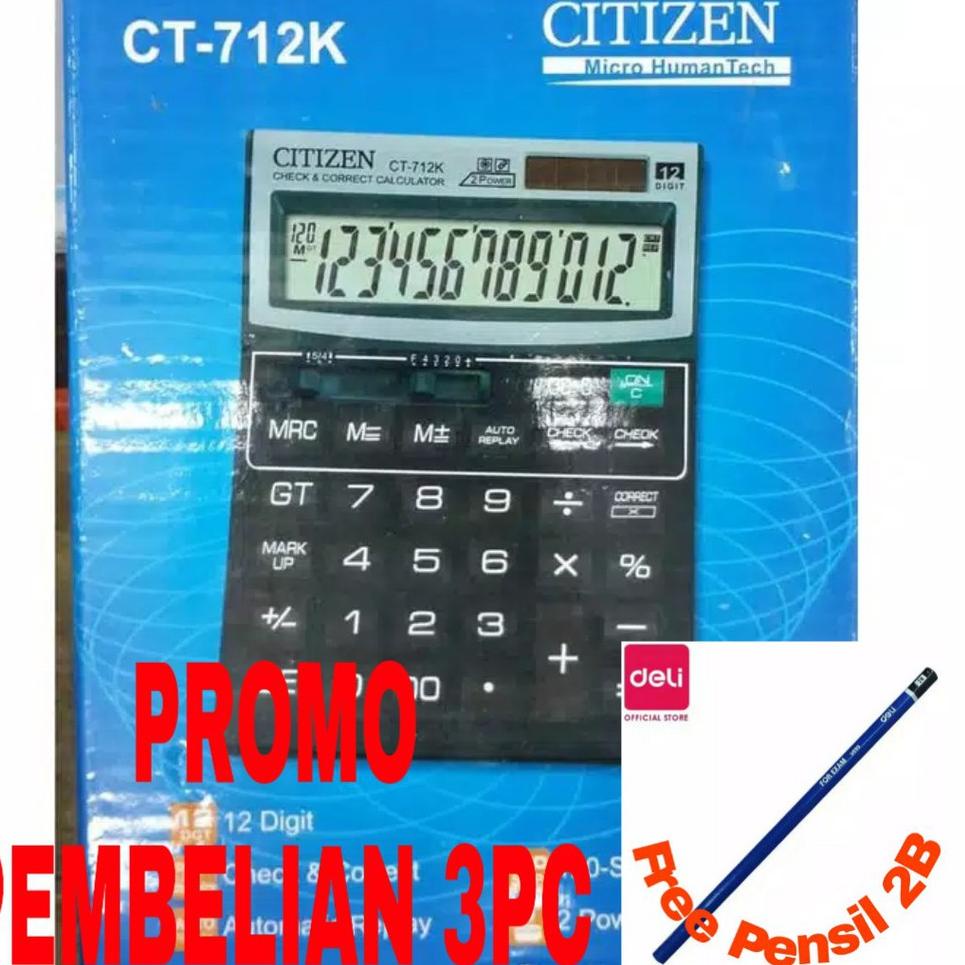 

Stock Masih Banyak Kalkulator Citizen CT-712K 712K CITIZEN 712K 591♛