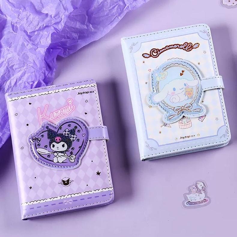 

BUKU DIARY SANRIO / SCRAPBOOK JOURNALING NOTEBOOK A6 PU LEATHER WATERPROOF KUROMI .