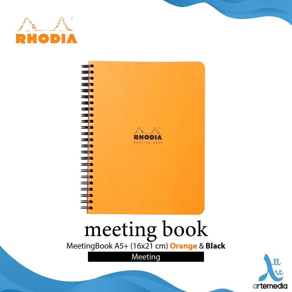 

BUKU CATATAN RHODIA A5 PLUS MEETING WIREBOUND NOTEBOOK .