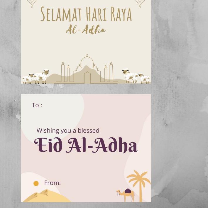 

Diskon | KI3 | KARTU UCAPAN/GREETING CARD/GIFT CARD/KARTU LEBARAN/EID ADHA CARD/KARTU IDUL ADHA