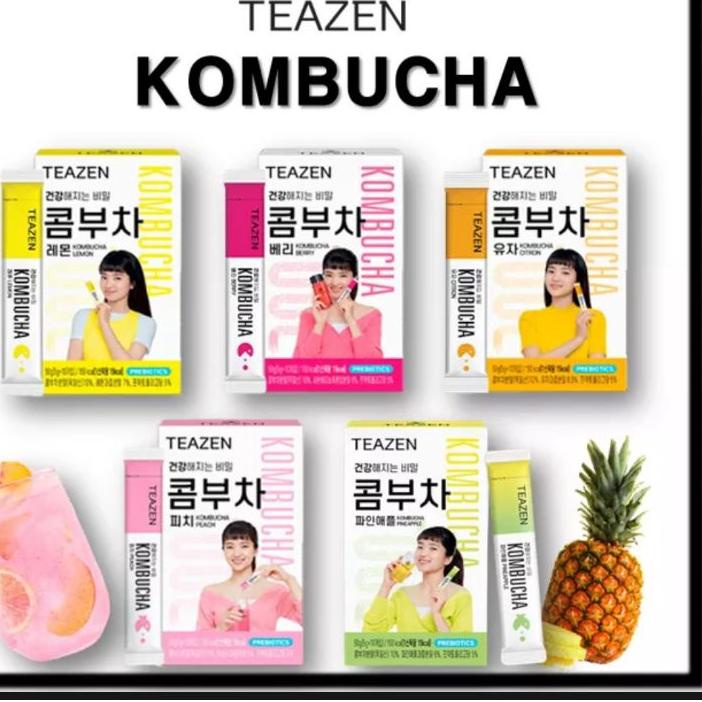 

Diskon | TD4 | Teazen Kombucha Teh Korea Harga Per Box isi 10 Pcs