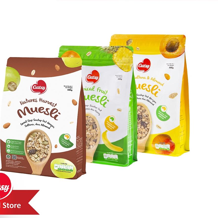 

Termurah | KI3 | Oatsy Muesli Triple Mix 500gr