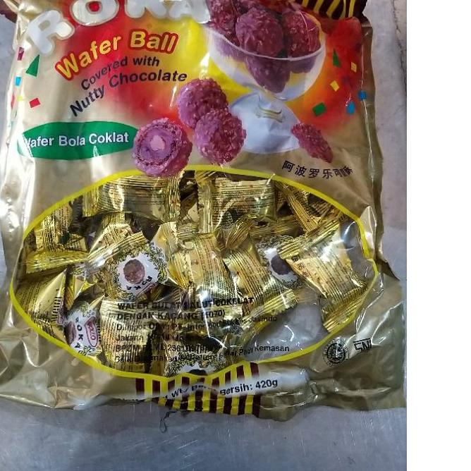 

Sale | KP8 | ROKA WAFER BALL 420GRAM ISI +-70 PCS