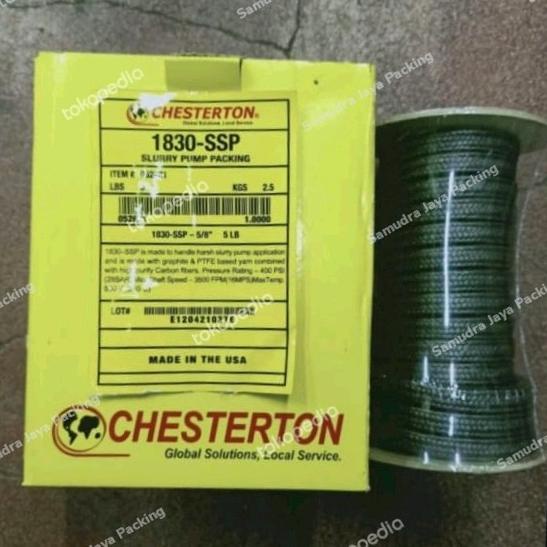 

Gland Packing Chesterton 1830 Ssp Ukuran 19Mm X 2.5 Kg