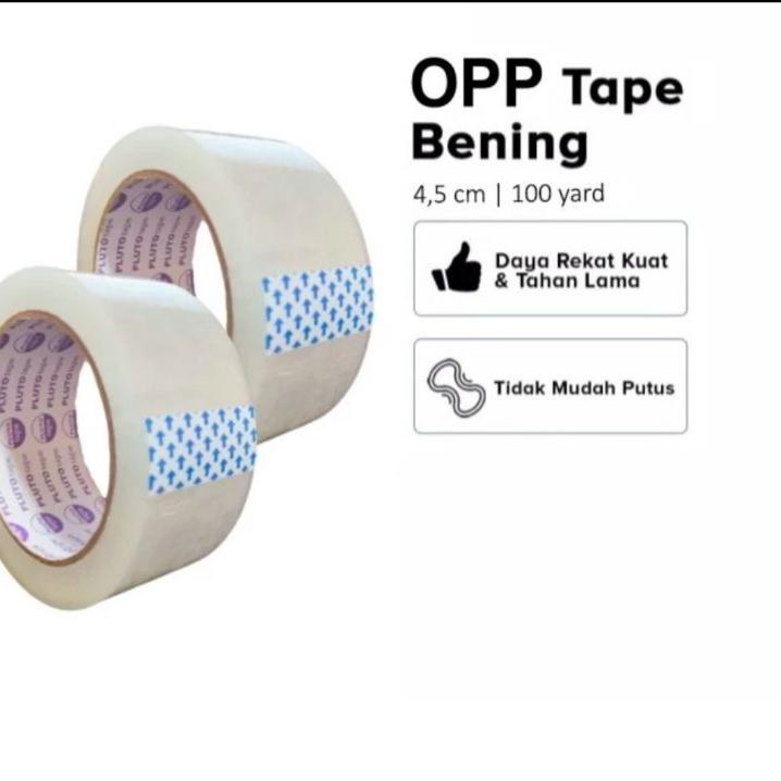 

Termurah | FG2 | Lakban Bening / Coklat 2 inch ( 45 mm ). 100 yard ../ kualitas daimaru