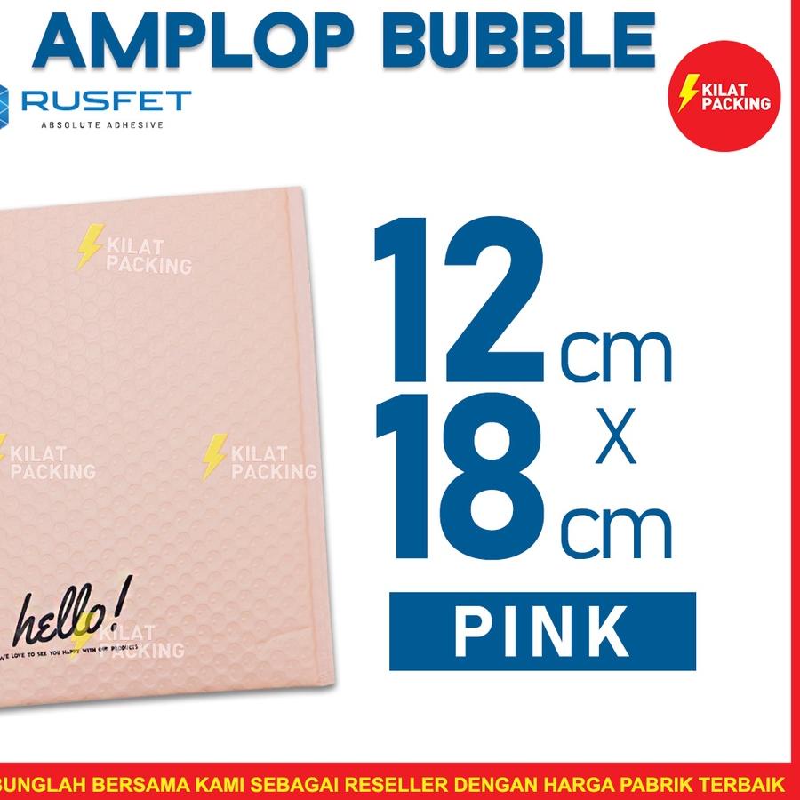 

Promo | HJ6 | AMPLOP BUBBLE 12CM X 18CM - BUBBLE MAILER - BUBBLE PACKING HELLO PREMIUM TERMURAH NUDE PINK