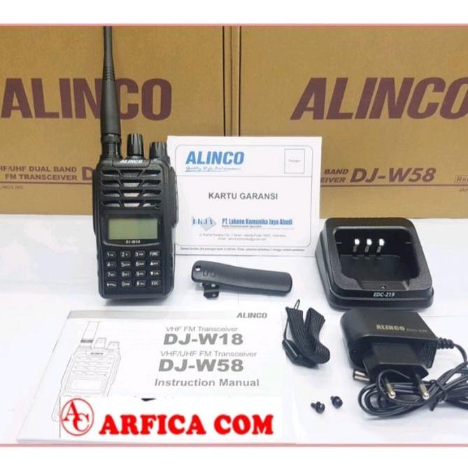 Ht Alinco Dj-W58 Waterproof Garansi Alinco W 58 Radio Ht Alinco