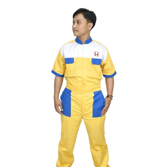 ------] Wearpack / Baju Mekanik Bengkel Honda Mobil