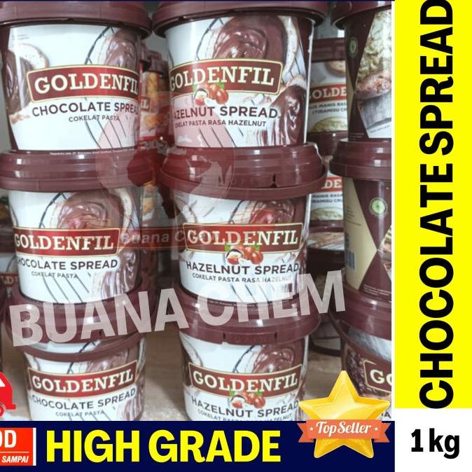 

PROMO HARI INI Goldenfil Dark Chocolate Spread 1kg / Selai Coklat Matcha Tiramisu Hazelnut Cheese grosir