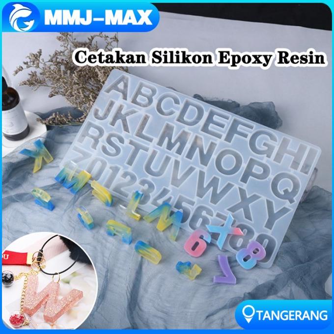 

38*20cm BESARCetakan Resin Silikon Alfabet Bahasa Inggris