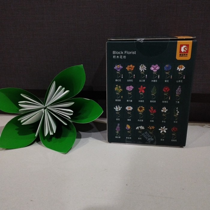Hot Sale Mainan Lego Kkv Sembo Rose Flower Terlaris