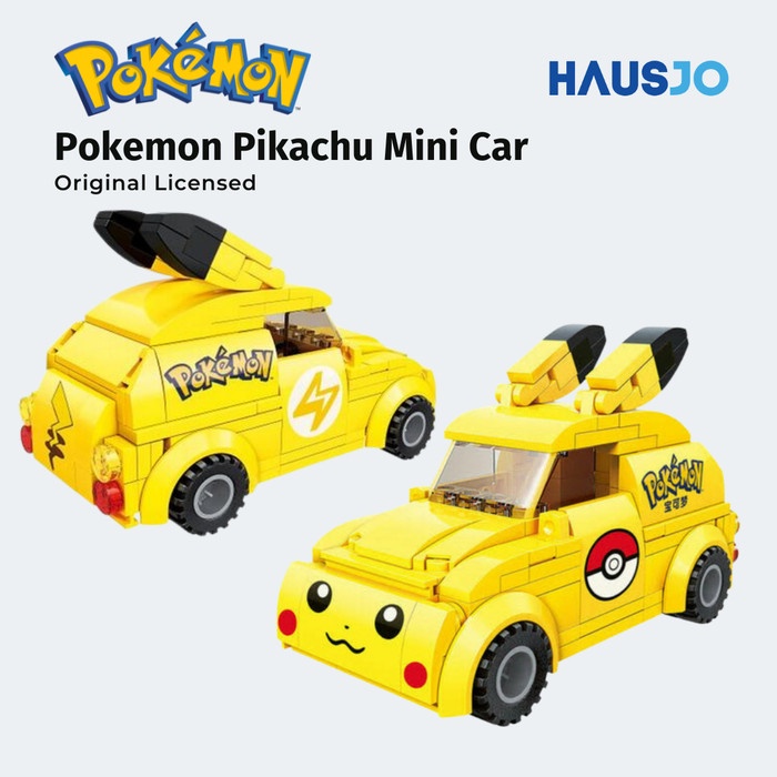Promo Mainan Anak Lego Pokemon Pikachu Mini Car (Mobil Pikachu) Original Terlaris