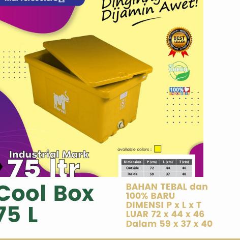 COOLER BOX ICE 100 120 L Liter COOL BOX ES Kristal Cube MARVEL COOLBOX ---READY---