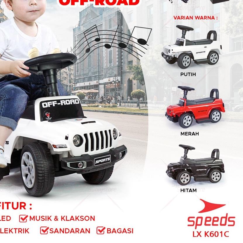 COD ⭐ Mainan Anak Mobil mobilan Bayi Balita Aki Tolocar Off Road Hiburan Anak-Anak Toys Mobil Aki K6