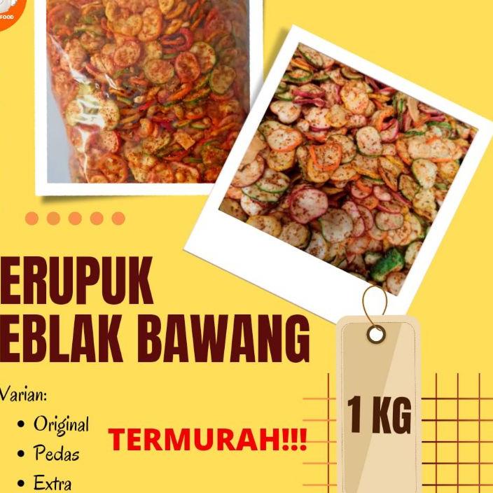 

Limited✅⭐KERUPUK SEBLAK (BAWANG) bantet termurah 1kg