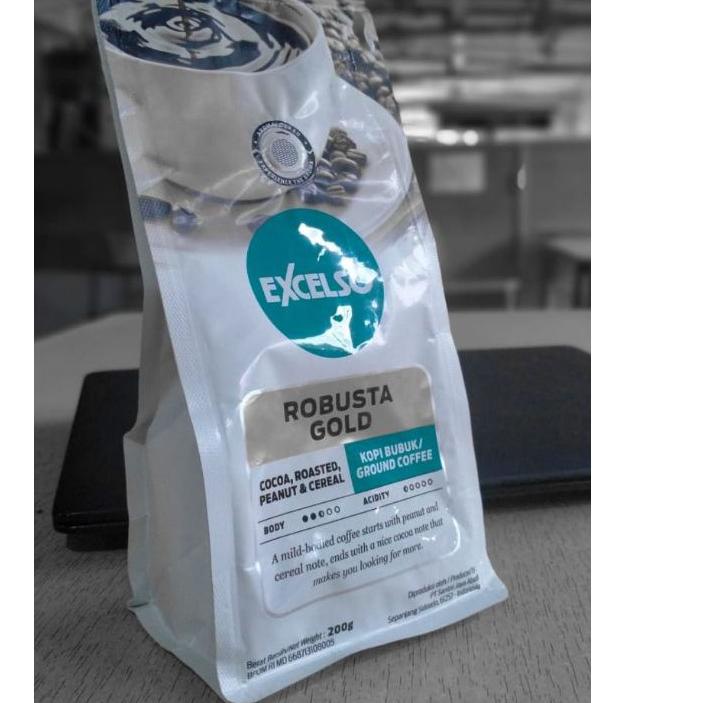 

COD✔️✔️Excelso Robusta Gold kopi bubuk (200 gr)
