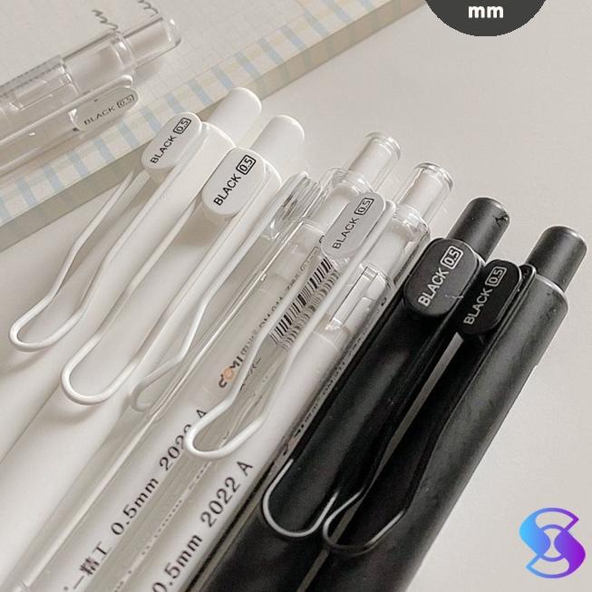 

COD | KF7 | Gel pen/Pulpen 0.5mm & refill pulpen hitam ins Style-Suning Mall