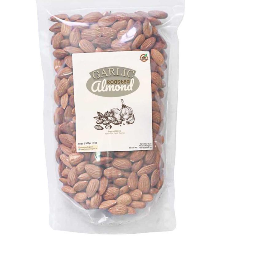 

Terbaru | KP8 | House Of Organix Garlic Roasted Almond ( Panggang ) 250 Gr