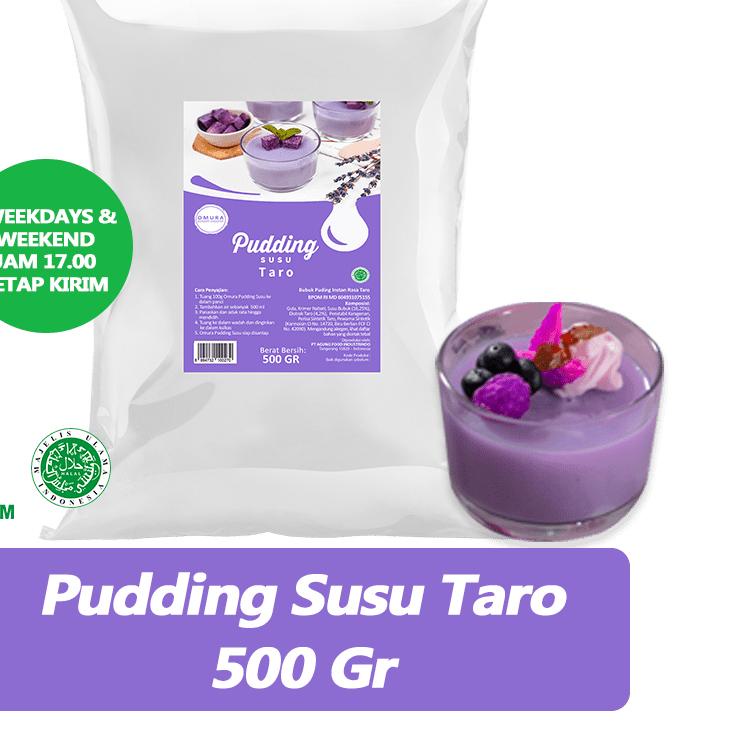

Limited | HJ6 | [PUDDING] Omura Dessert Shooter Pudding Susu Rasa Taro 500 Gr Omura Powder