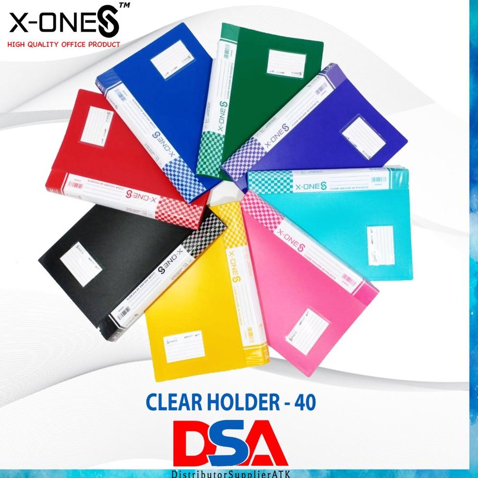 

DISKON !!! DSA - CLEAR HOLDER 40 LEMBAR FOLIO / F4 FOLDER ON / MAP X-ONE [KODE 79]