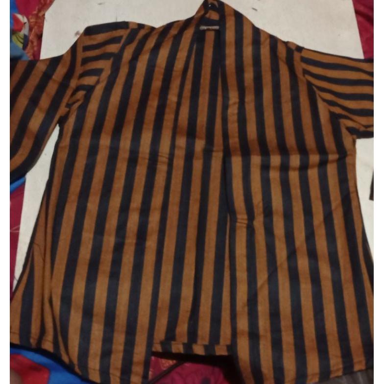 ( BISA COD ) Baju lurik Surjan Anak Jawa Bahan Umur 2tahun-12 Tahun