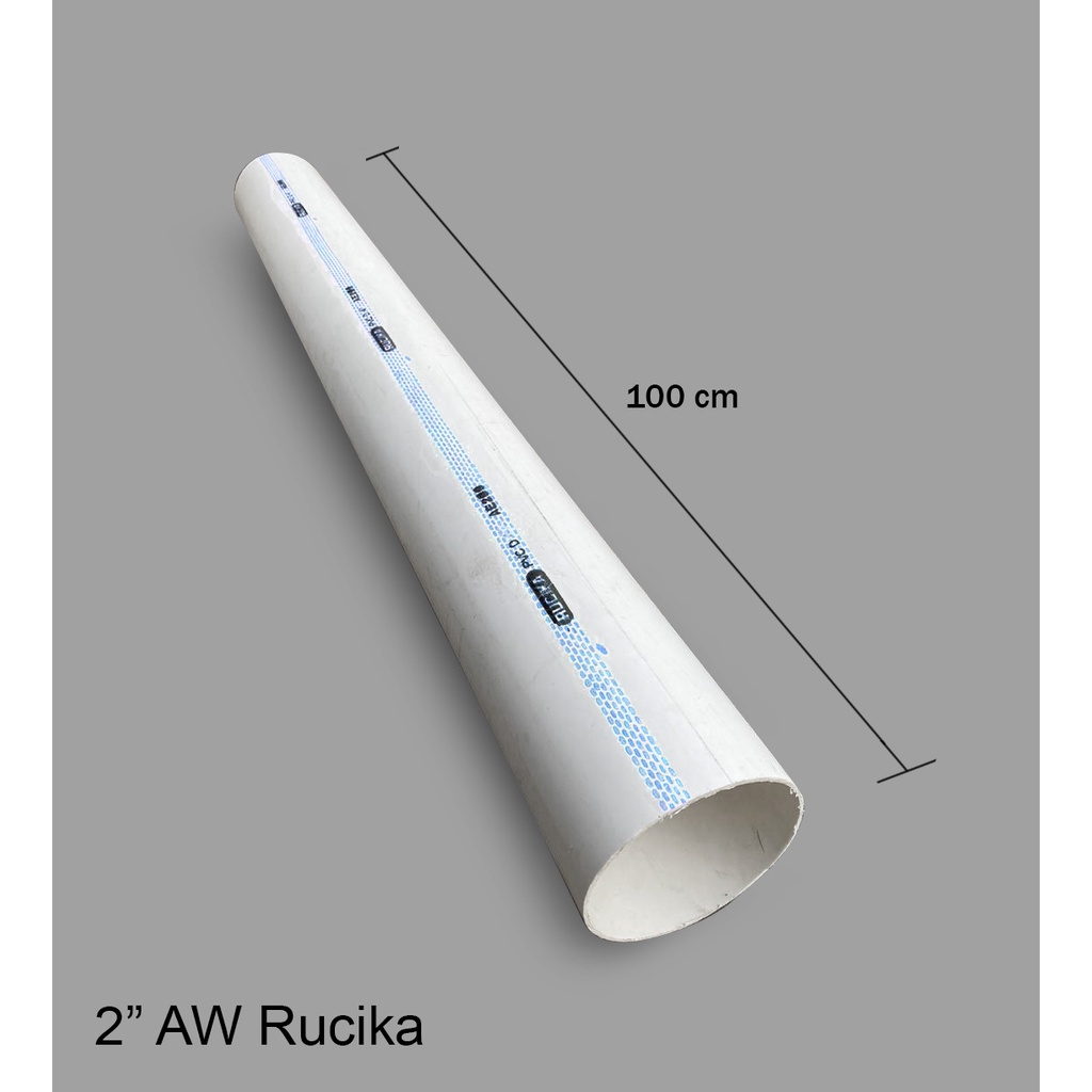 Pipa potongan 2 inch AW Rucika 100 cm