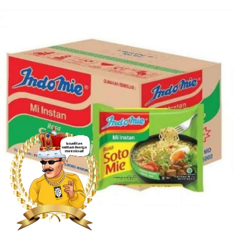 

Indomie Rebus Soto 1Dus Isi 40Bungkus