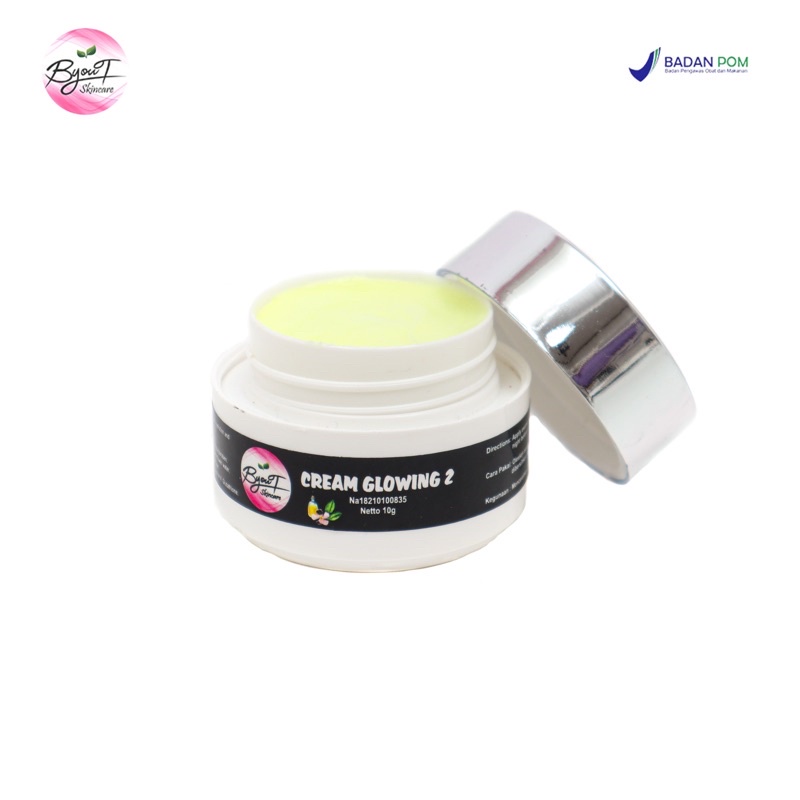 CREAM GLOWING 2 WHITENING SUPER TINGGI PEMUTIH WAJAH BPOM KRIM DOKTER BYOUT