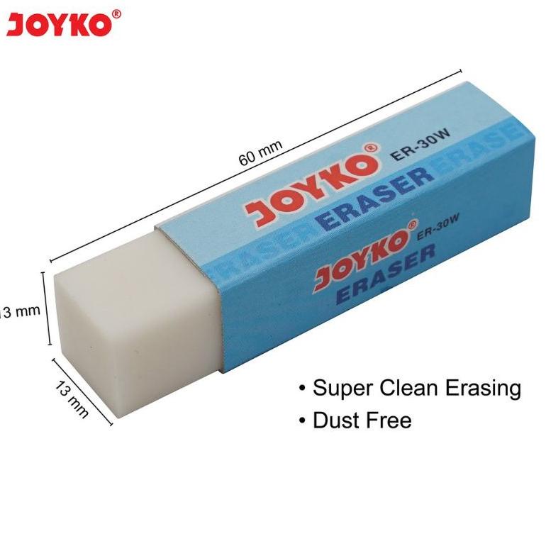 

[KODE VJGAG] Pengapus Joyko Tanggung / Putih / (1pak)