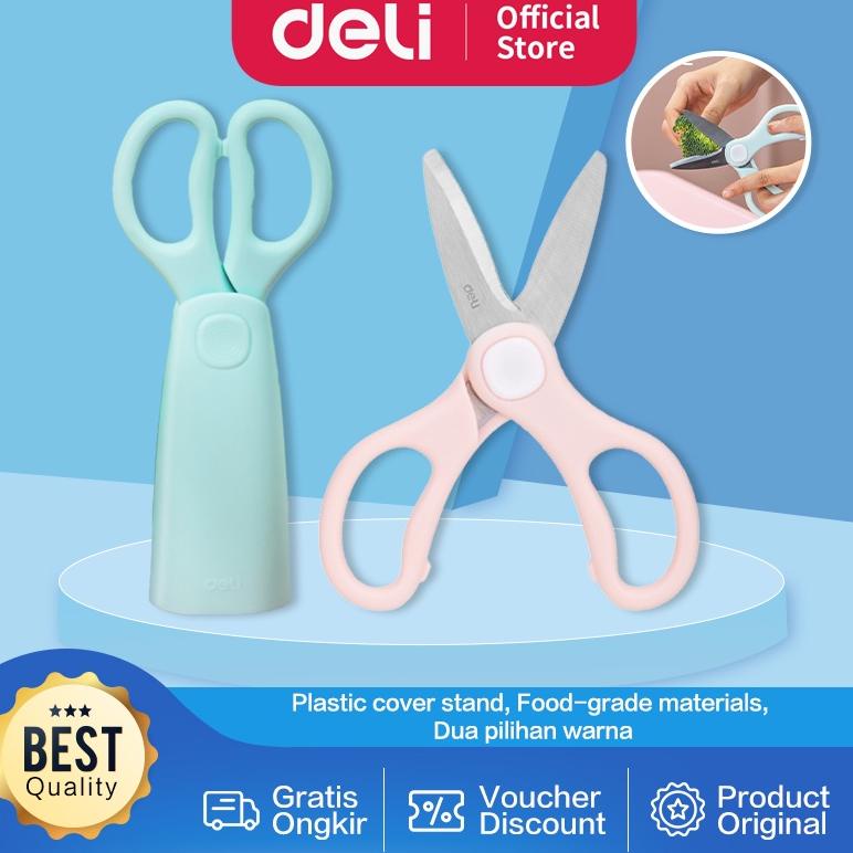 

[JH946] Deli Baby Food Scissors / Gunting Makanan Bayi Keramik Dengan Standing Case 77773 gcauo