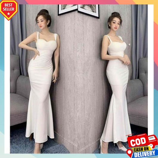 Dres Wanita Dewasa Terbaru 2023 Korea Jumbo Tunik Busui Bahan Melar Adem Gaun Wedding Pakaian Cewek 
