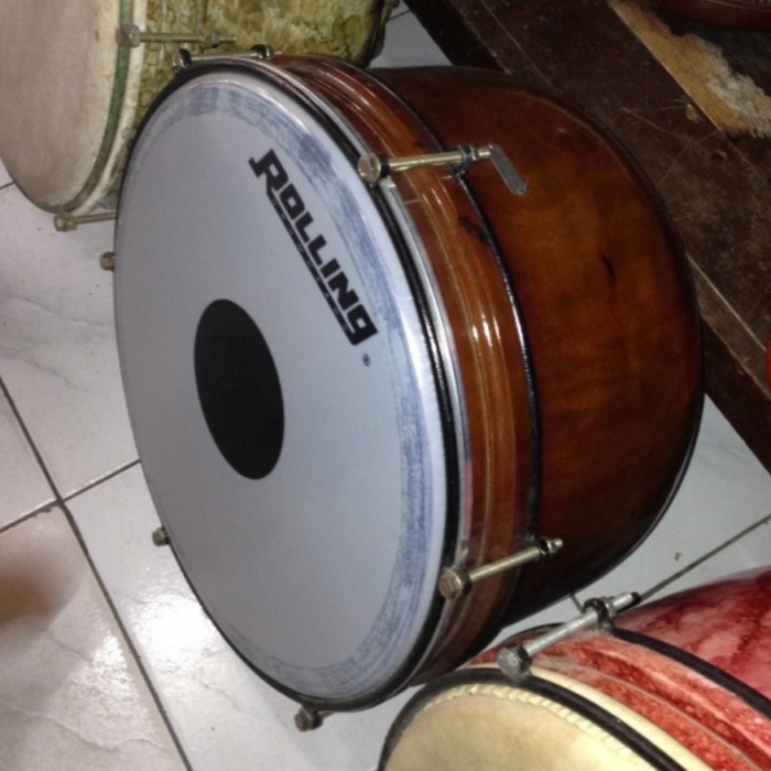 Terlaris Bas Hadroh Mika Duduk Bass Hadrah Rebana Terbangan 45Cm / 18 Inc