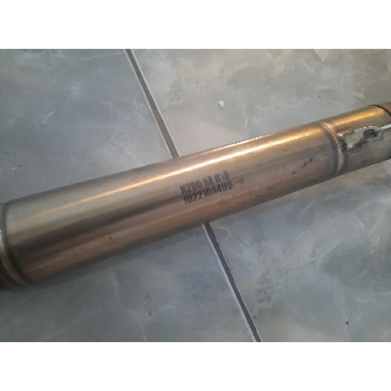 Knalpot WRX Original, Pipa WRX K200 SE R15 50MM, Silincer WRX 3Oval K3 SS new Sport