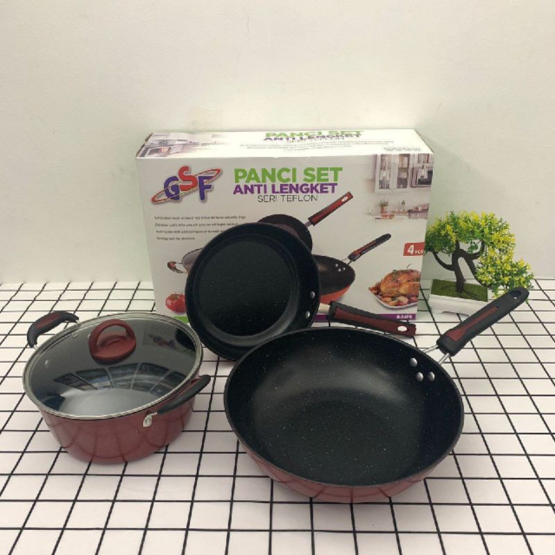 Panci Set Teflon GSF