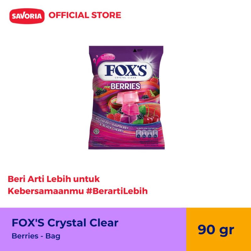 

FOX'S Berries Permen Rejuvenate [90 g/ Bag]