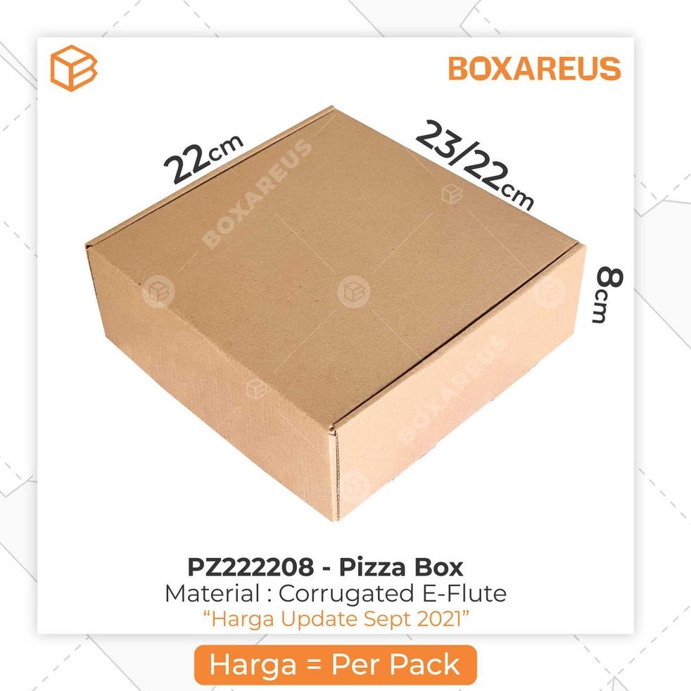 Buruan Serbuu  Gratis Mini Gold Dus Pizza, Box, Kotak Packing, Corrugated | PZ222208 (10 pcs)