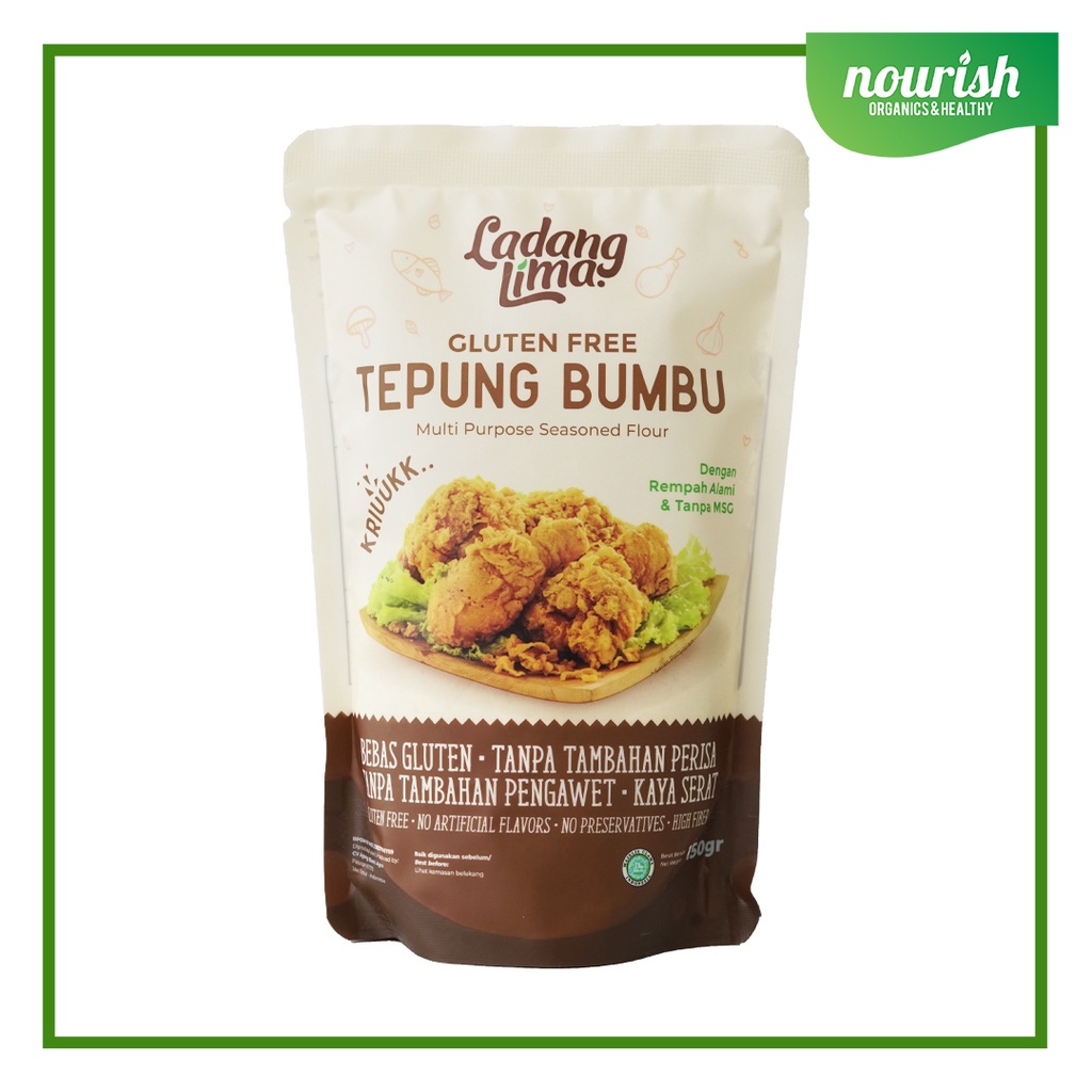 

Ladang Lima, Tepung Bumbu Sehat Serbaguna 150gr-JktBar