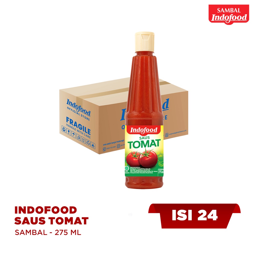 

CTN - Saus Tomat Indofood Botol 275 ml