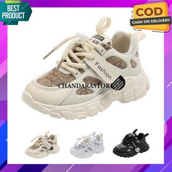 Sepatu Anak Sekolah Tk Sd Smp Perempuan Laki Laki Usia Umur 3 4 5 6 7 8 9 10 11 12 Tahun / Sneaker A