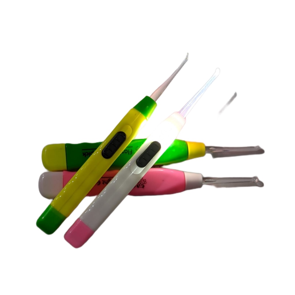 Korek Kuping LED Pembersih Telinga Senter Flashlight Earpick Alat Nyala Lampu Souvenir Murah Import