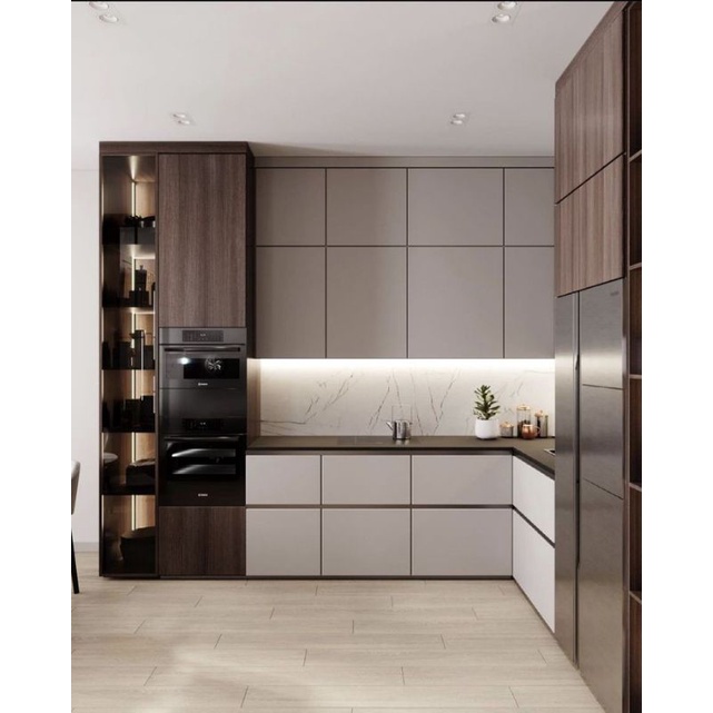 PROMO KITCHEN SET HPL MINIMALIS, KITCHEN SET, RAK GANTUNG