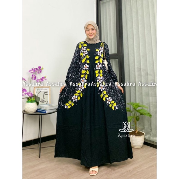 GAMIS LUKIS RAYON PREMIUM TERBARU