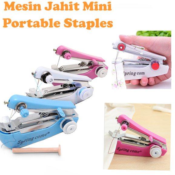 Dijamin Ori>/ Mesin Jahit Tangan Mini Portable Staples / Mesin Jahit Tangan / Alat Jahit Tangan Term
