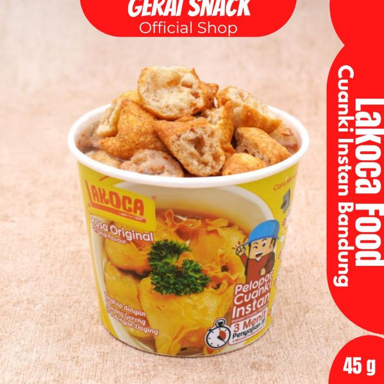 

【F⚡ASH SALE✅】 Cuanki Instan Kuah Lakoca Tinggal Seduh Khas Bandung (45gr)